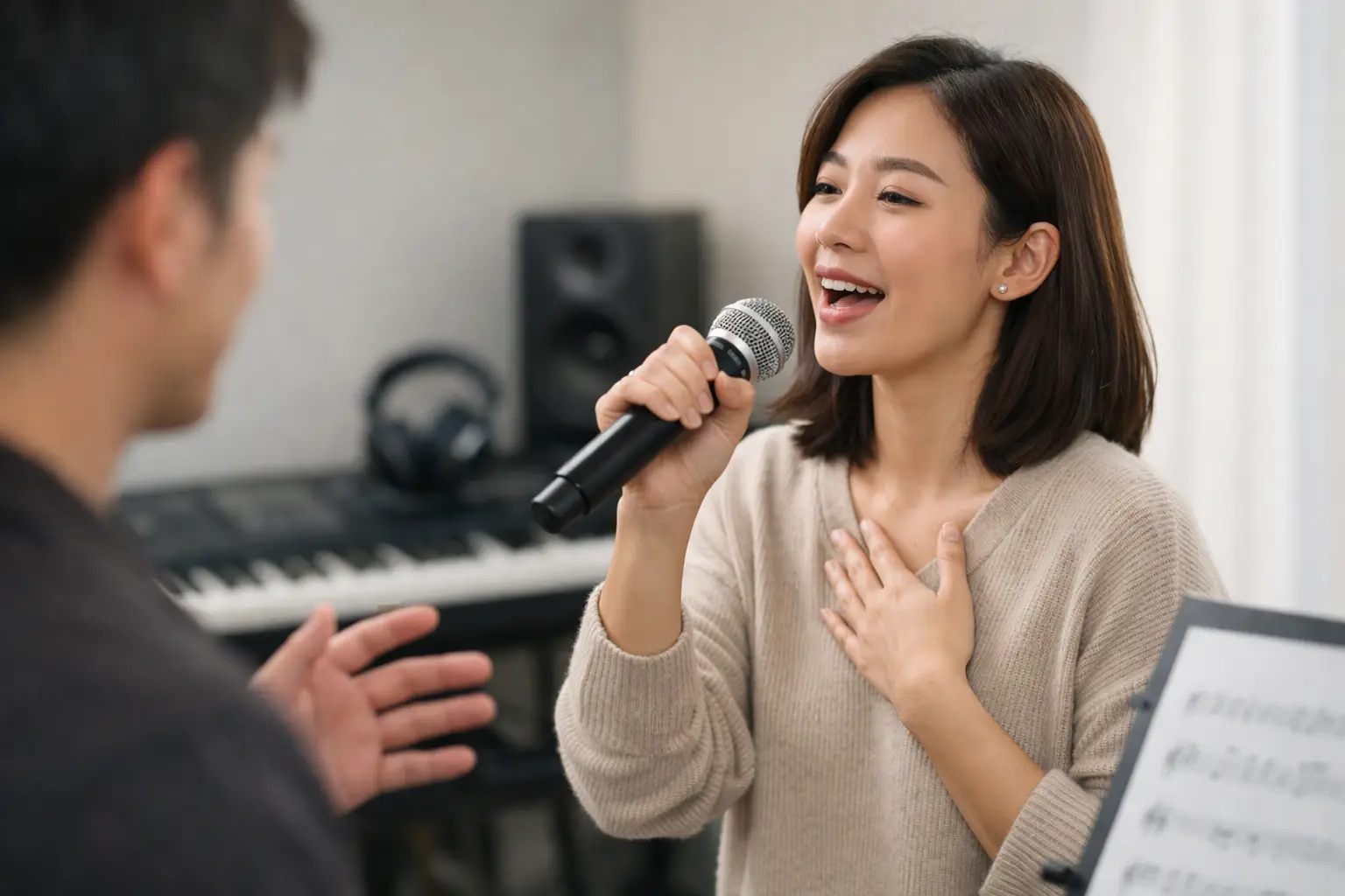 唱歌走音矯正方法:成人也能練準音